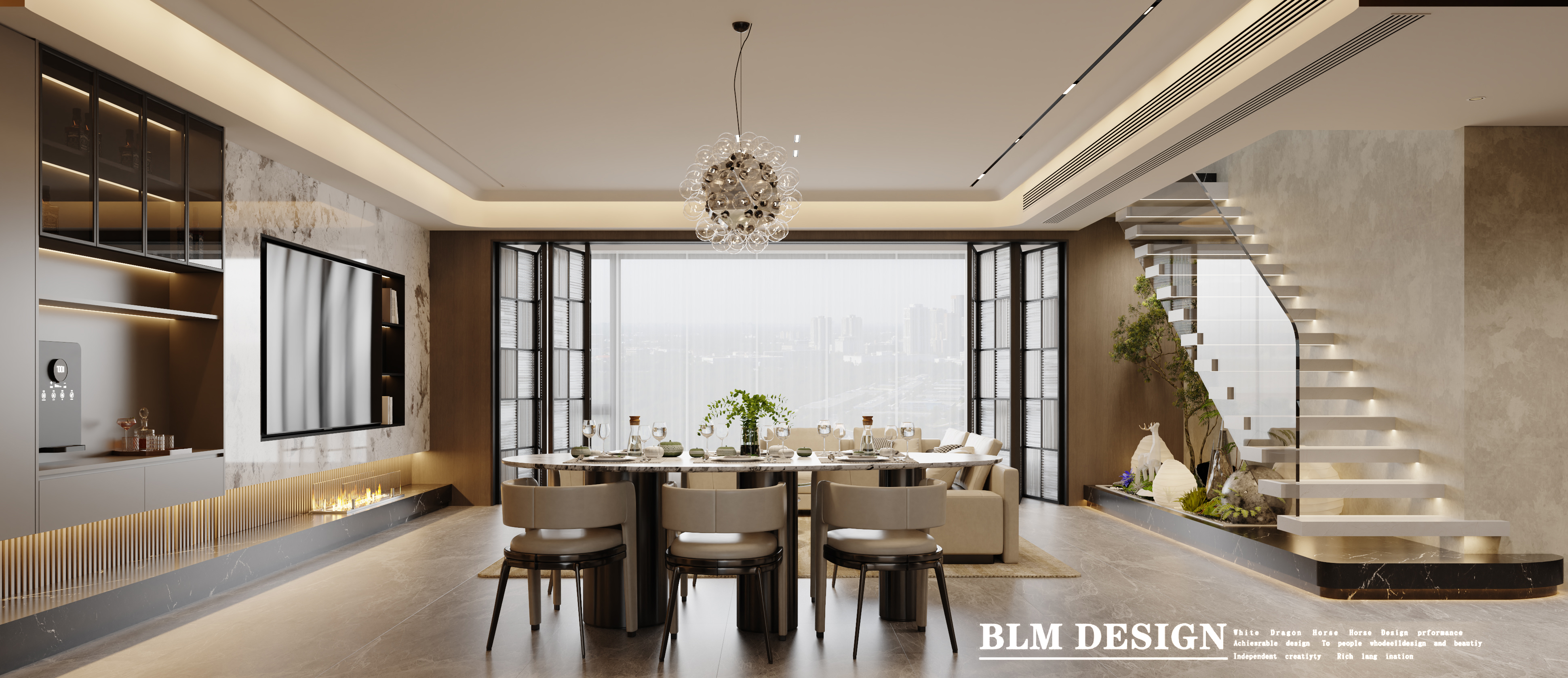 意式轻奢丨白龙马效果图-10