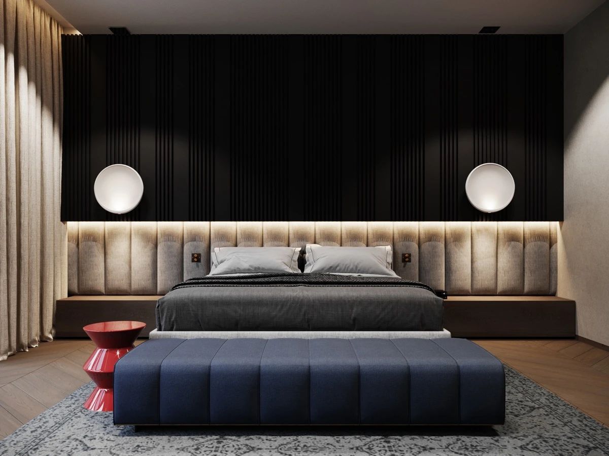 私人空间的艺术品——100 款卧室背景墙设计鉴赏-86