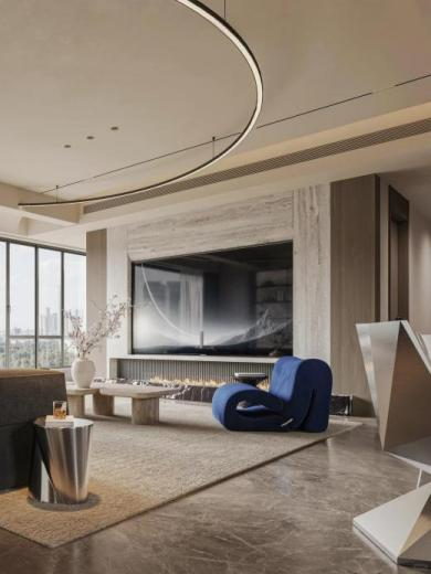 【设计分享】老钱风·意式大平层-5