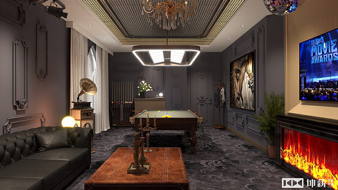 ZZ CLUB 台球室丨中国北京丨坤薪整装-29