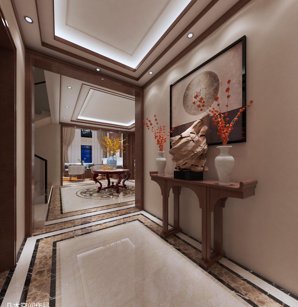 
溪堤郡中式别墅 -7