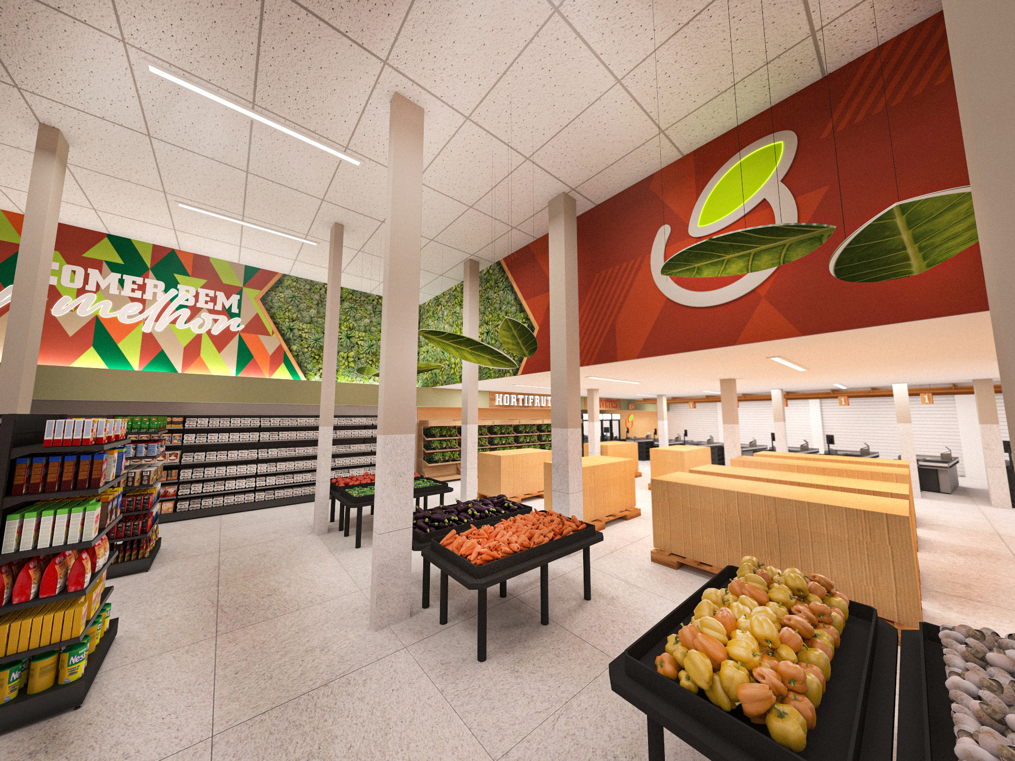 Supermercado Bem Barato / Supermarket Signage-5