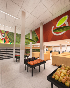 Supermercado Bem Barato / Supermarket Signage