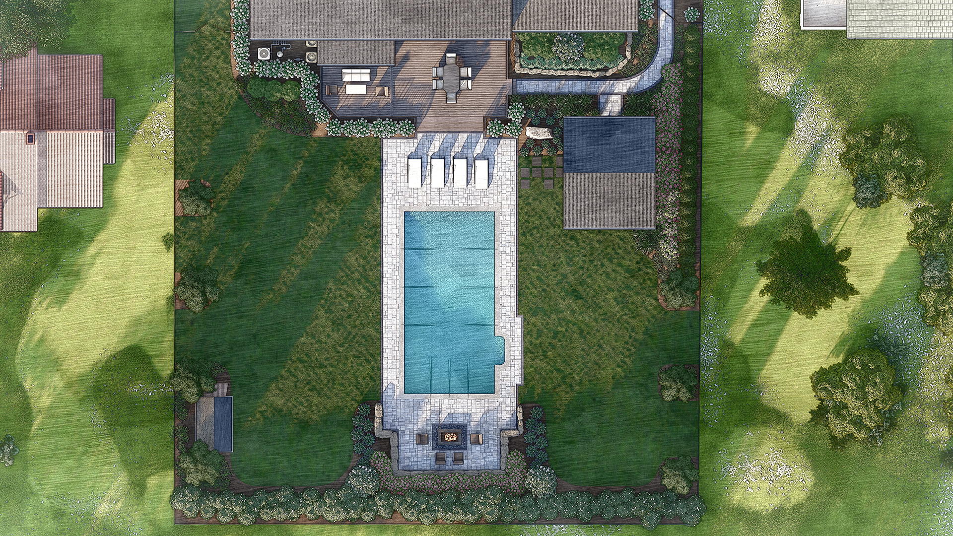 Pine Residence Landscape Visualization - Update-15