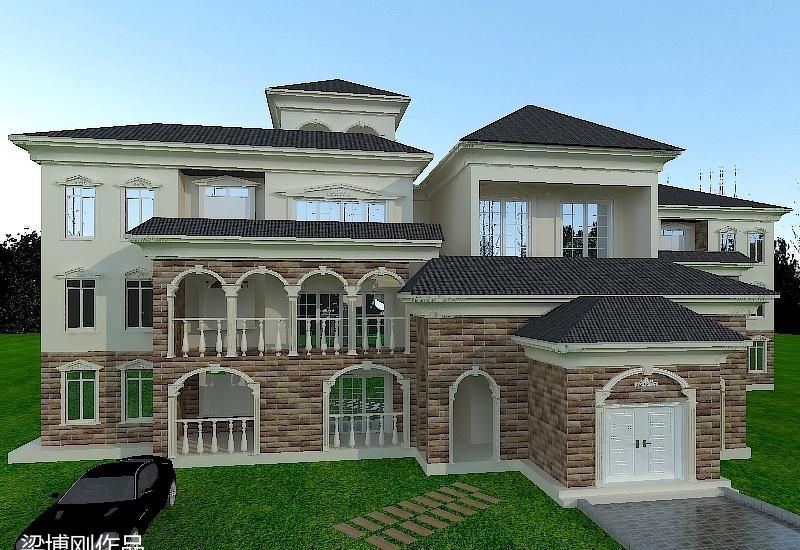 通道欧式别墅设计方案-10