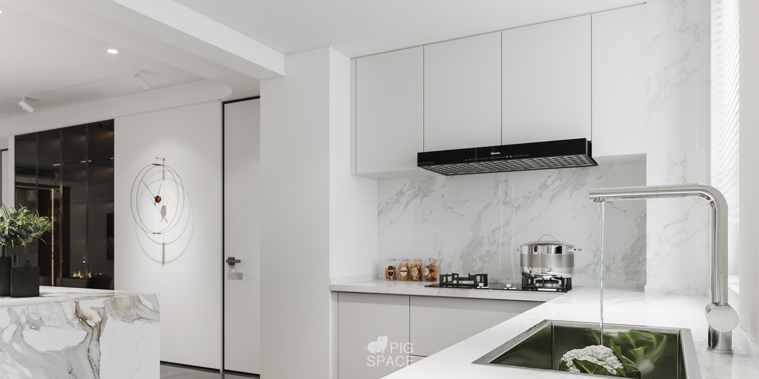 现代平层白色巧克力之家丨中国青岛丨集·设计事务所（青岛）-12