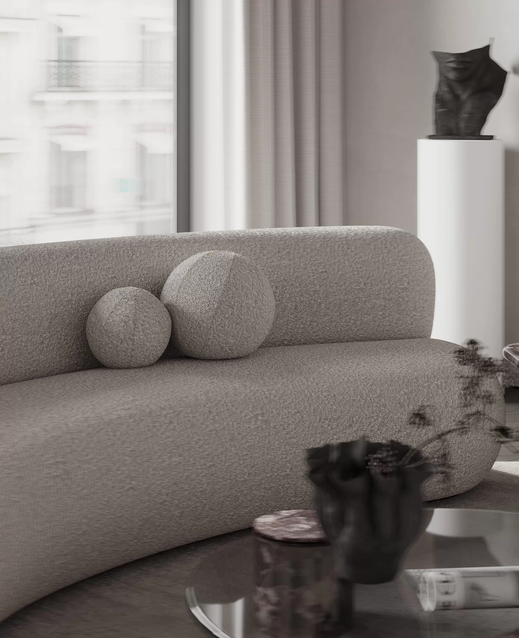 莫斯科浅色系公寓设计 超精致！-6