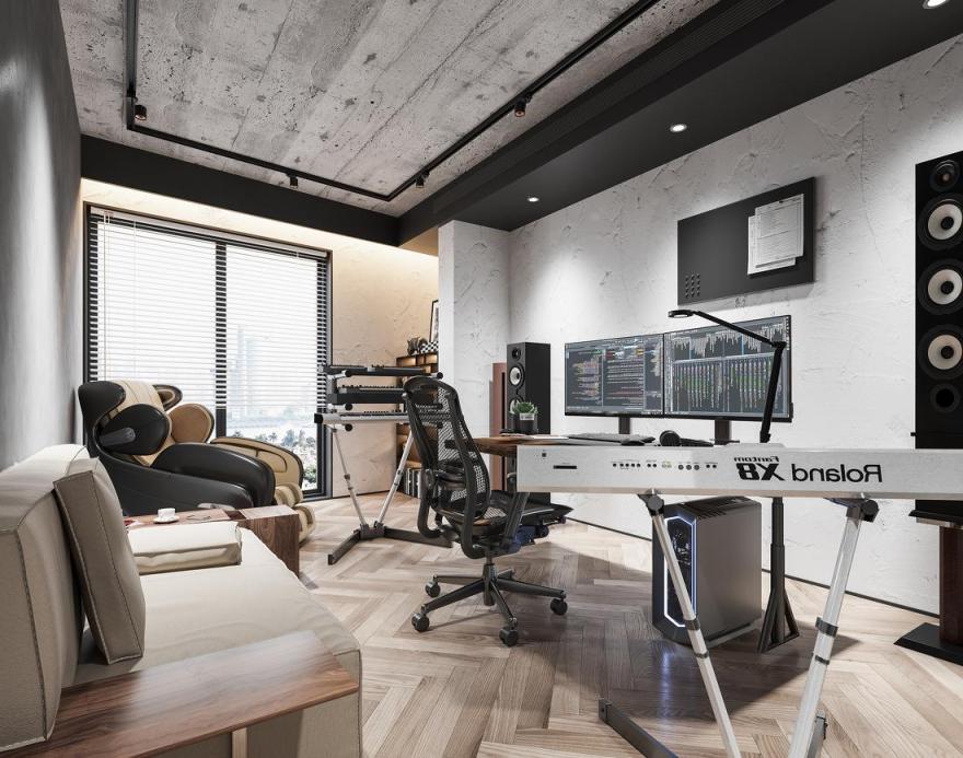 现代工业风空间设计丨研筑国际-7