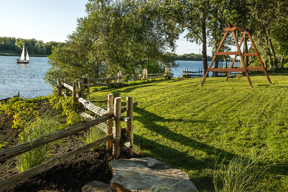 家庭住宅豪华景观布置丨Services Paysagers Dominique Filion-4