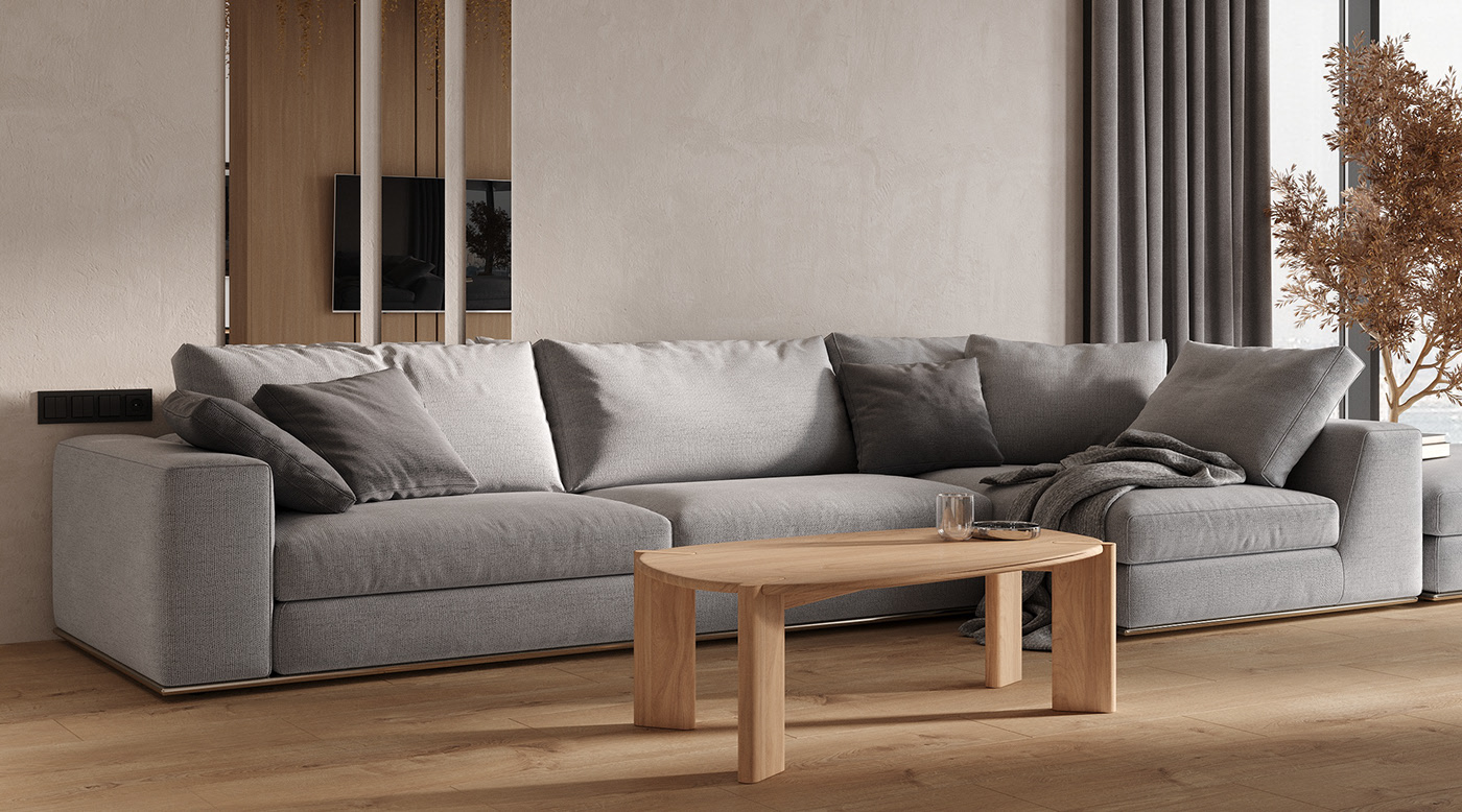 原木+高级灰住宅设计-2