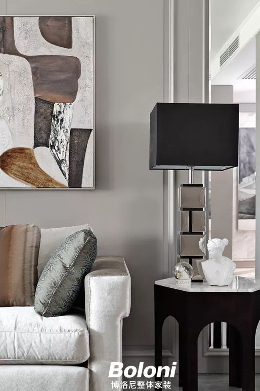 现代新古典的冷艳多彩空间-28