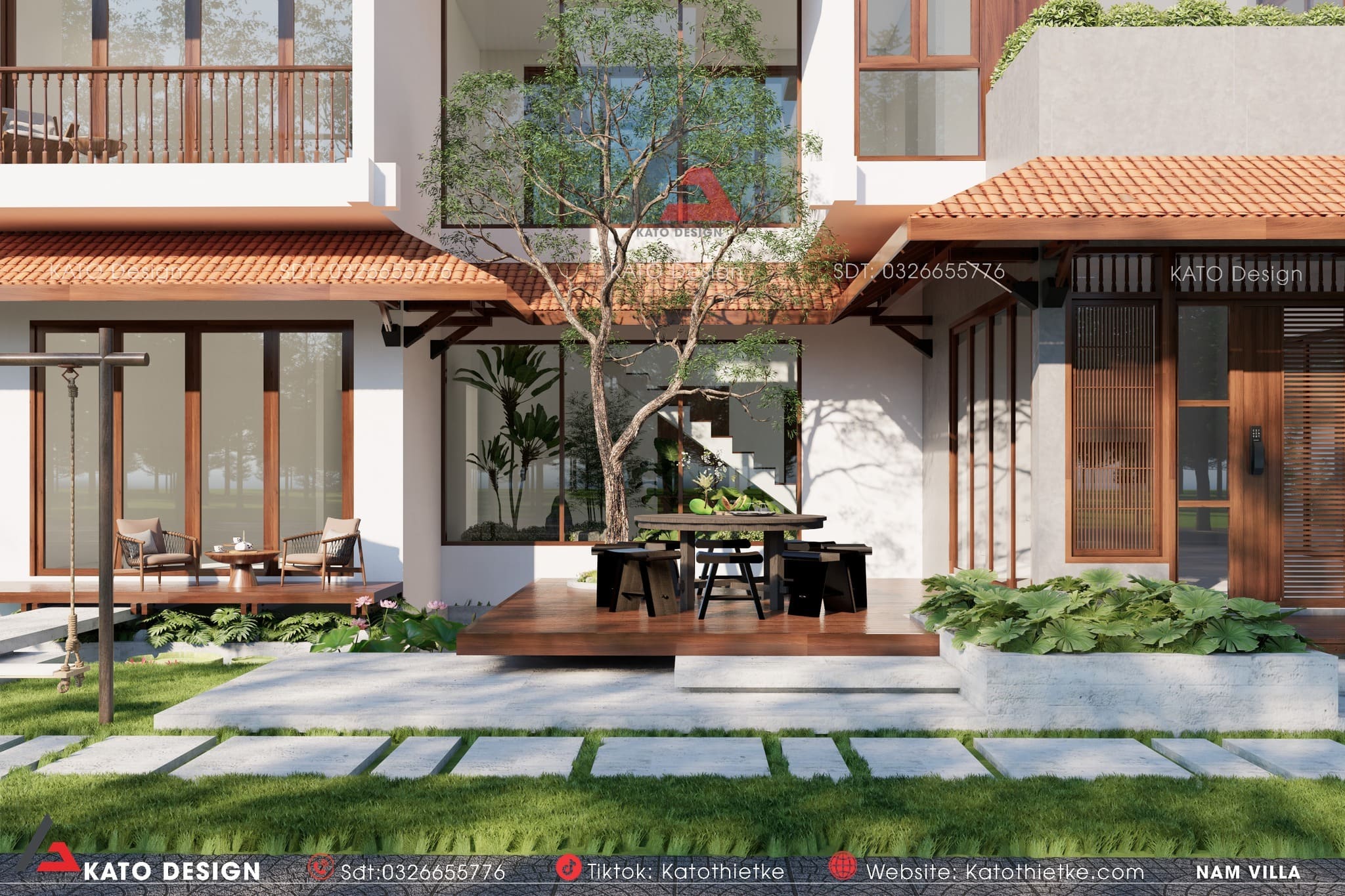 楠姆别墅(注:Nam音译为楠姆,具体要看其实际指代含义可能会有不同,若无特殊说明一般按音译处理)丨KATO设计-3