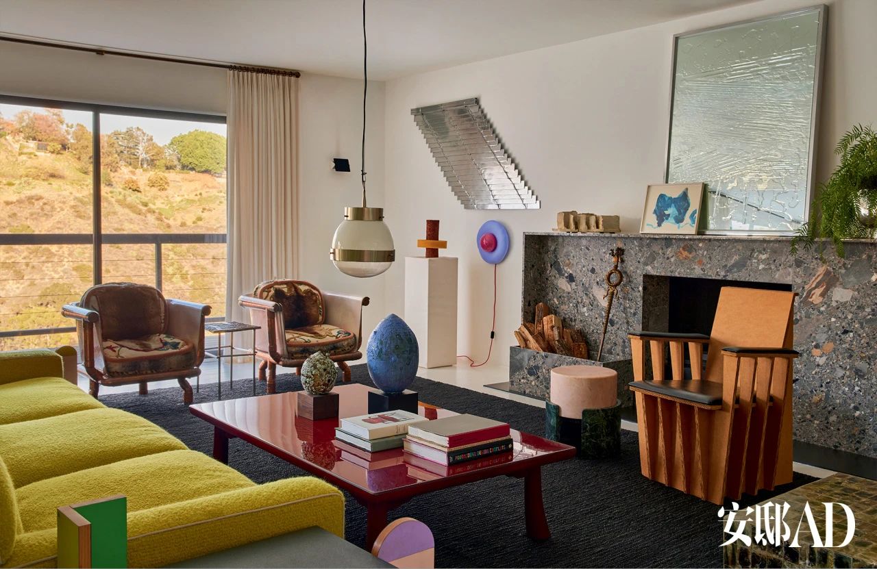 好莱坞艺术藏家伴侣的老宅新生丨AD100 设计师奥利弗·M·福斯（Oliver M. Furth）-6