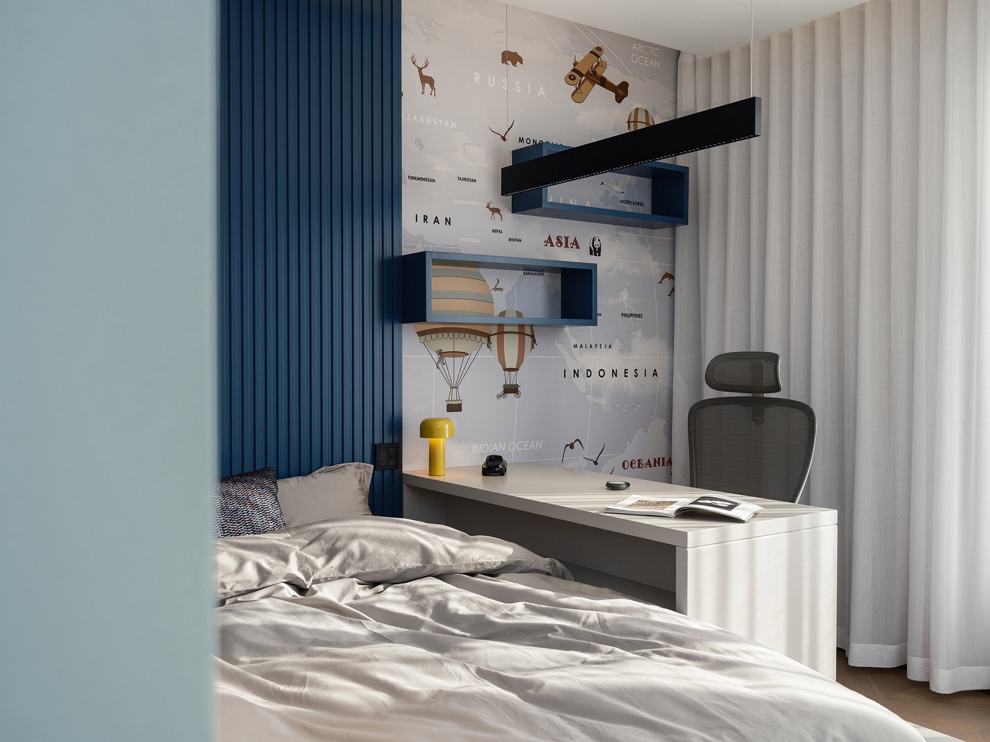 乾园空间设计 | 光影交织的现代简约之美-20