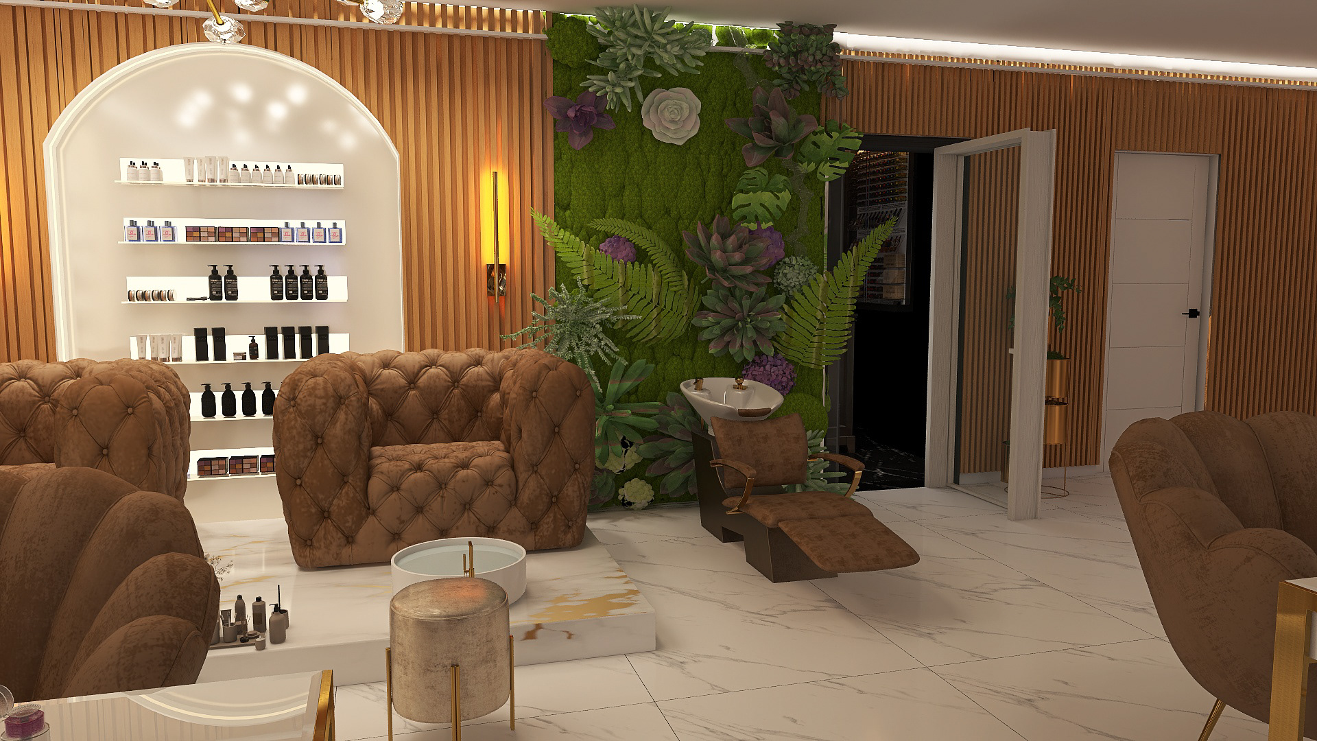 INTERIOR DESIGN BEAUTY SALON / DISEÑO SALON DE BELLEZA-3