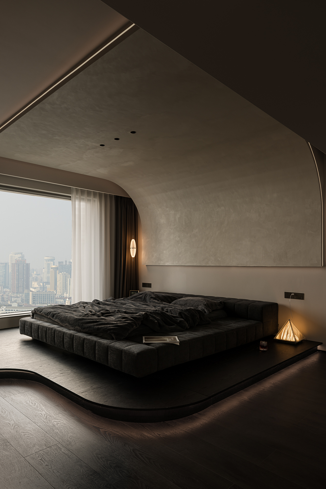 赛维雅 270㎡ 酷黑极简《暗夜之光 》丨中国上海丨赛维雅空间设计-73