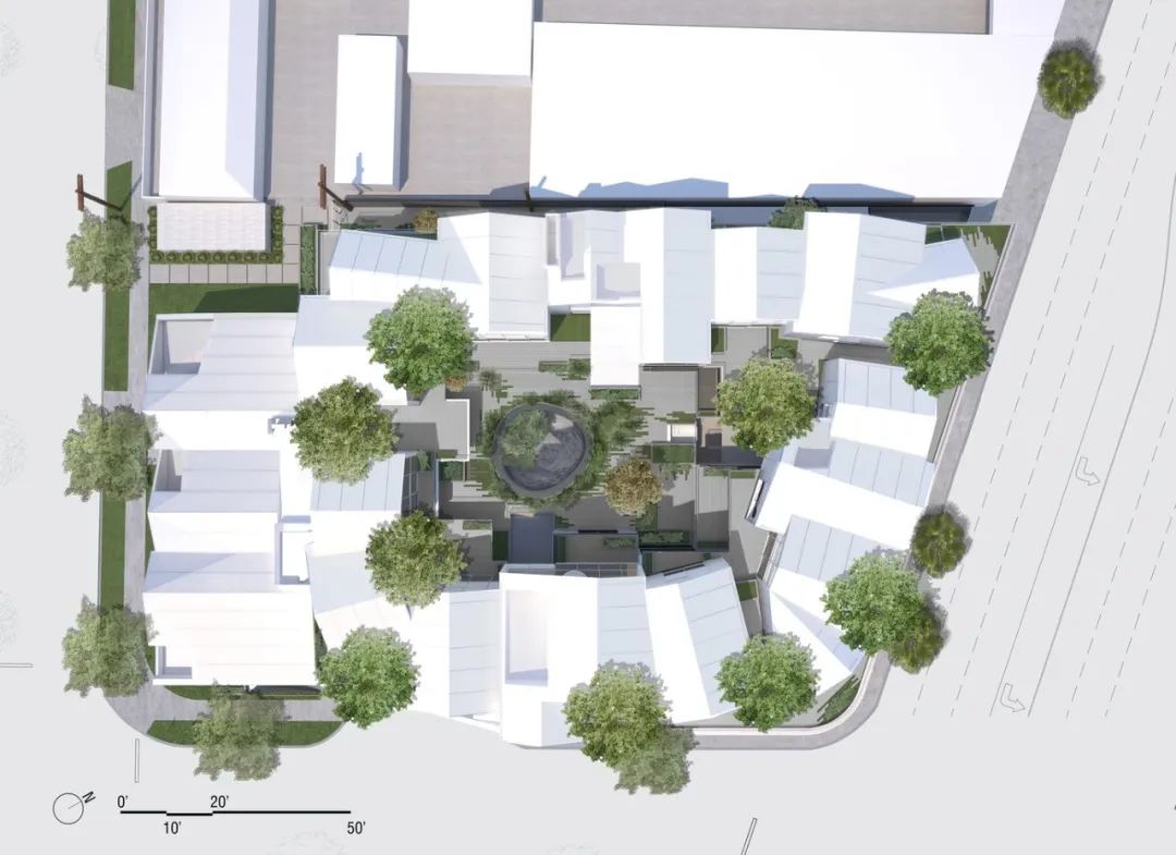 加州比佛利山庄“园艺屋”多功能绿色住宅设计-39