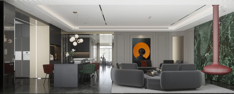 绿地·达沃斯公馆海景大平层设计丨菲律宾达沃-12