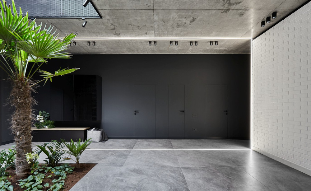 罗马尼亚顶层公寓工业风格设计案例-59