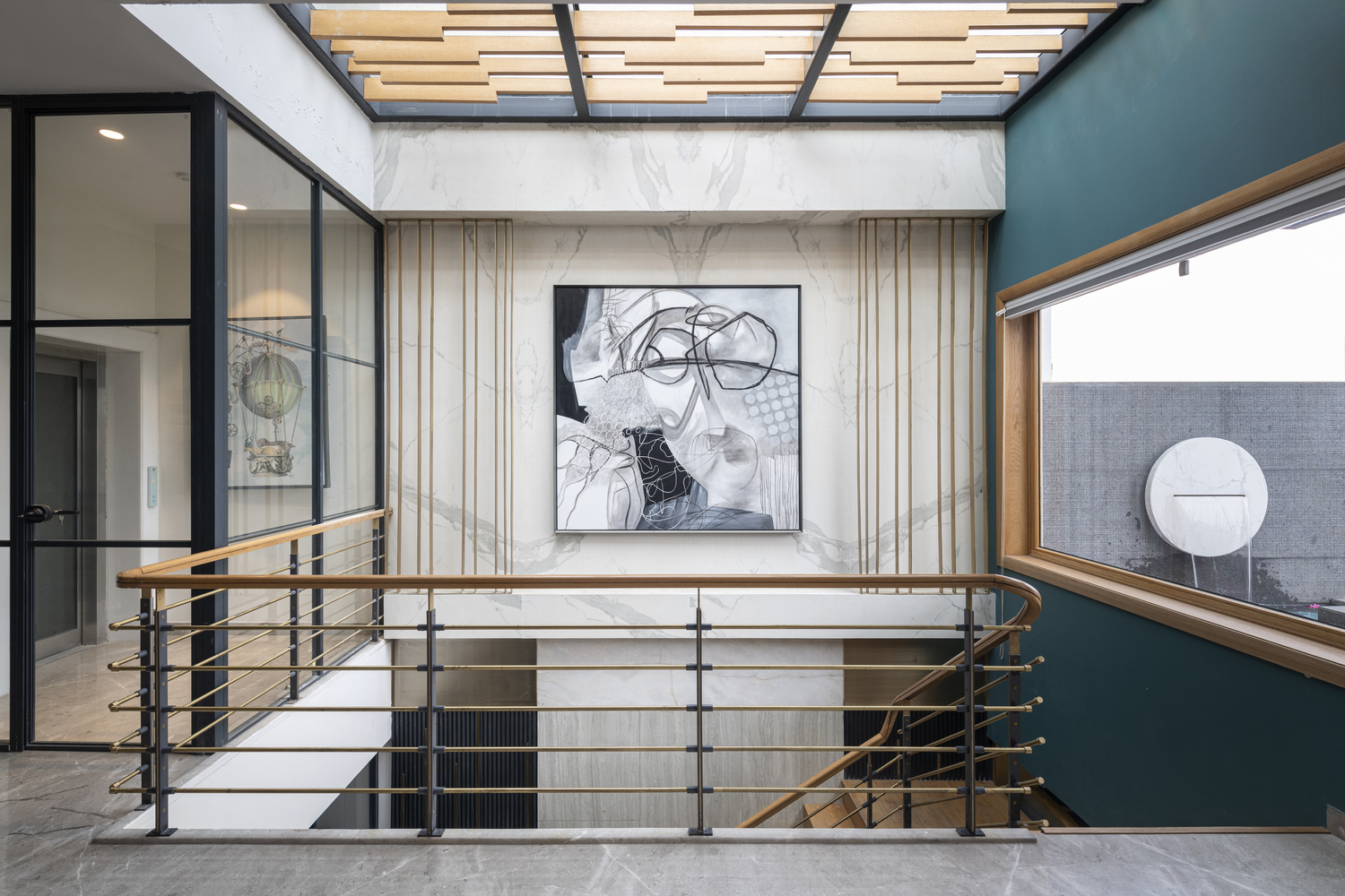 新德里三层私人住宅设计-18