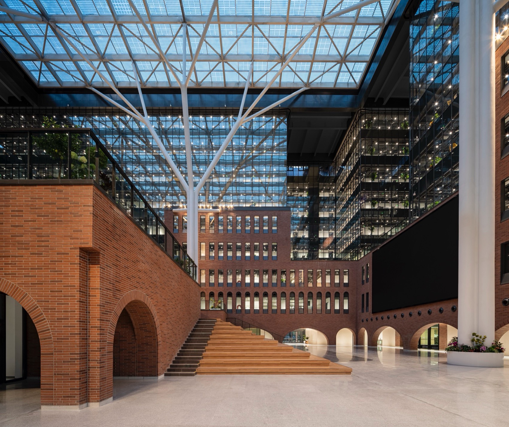 好未来昌平教育园区办公总部丨中国北京丨室内,景观:维思平建筑设计,建筑:一合建筑设计研究中心-19