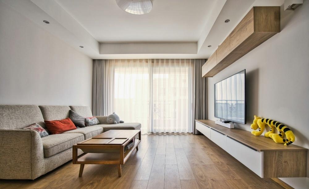 简约白色木色空间,打造舒适生活环境-3