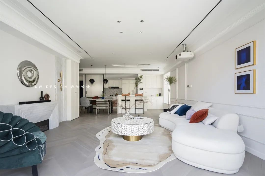 现代轻奢法式家居设计丨启物设计-13