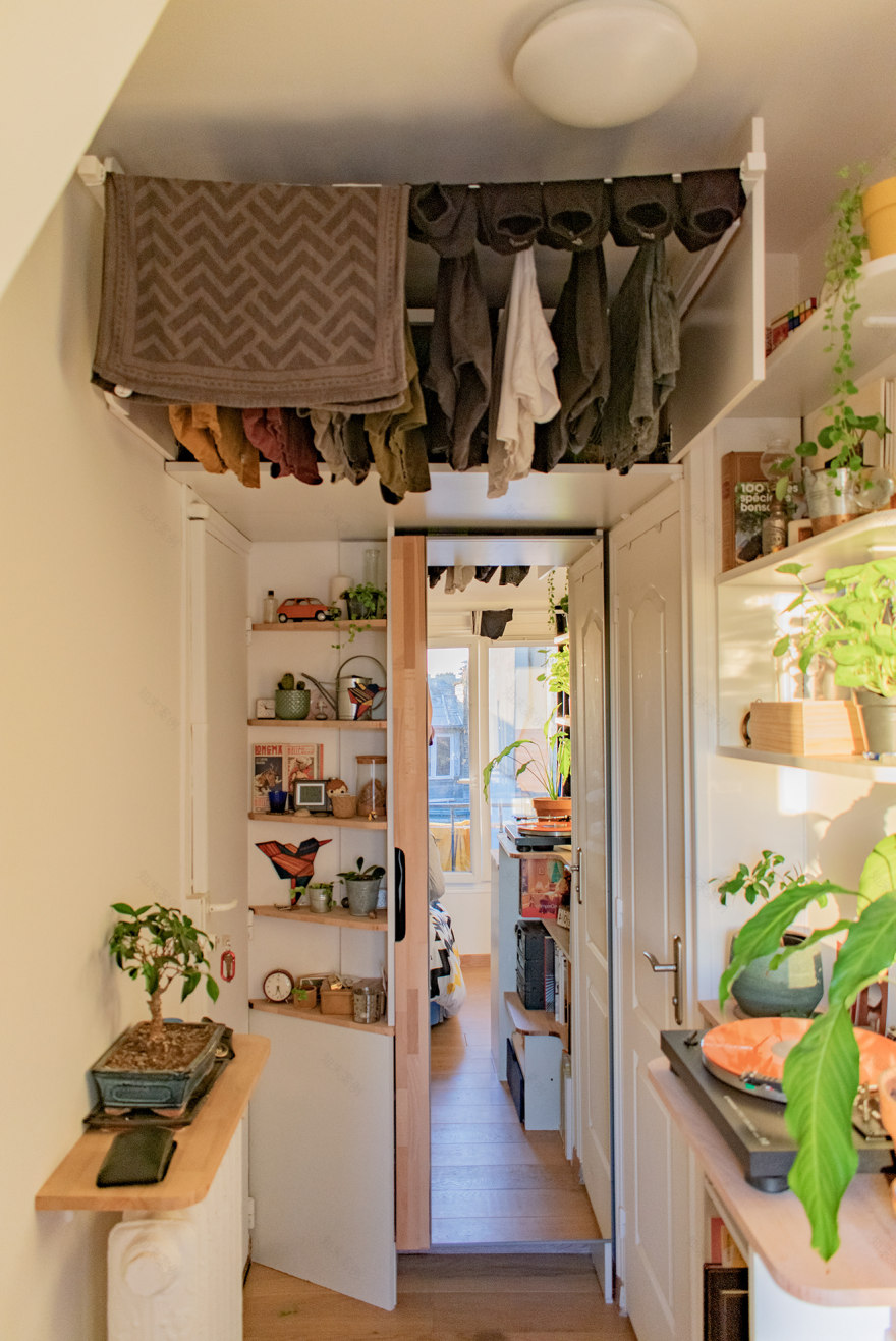 巴黎16区13平米女仆房空间优化项目丨法国巴黎-11