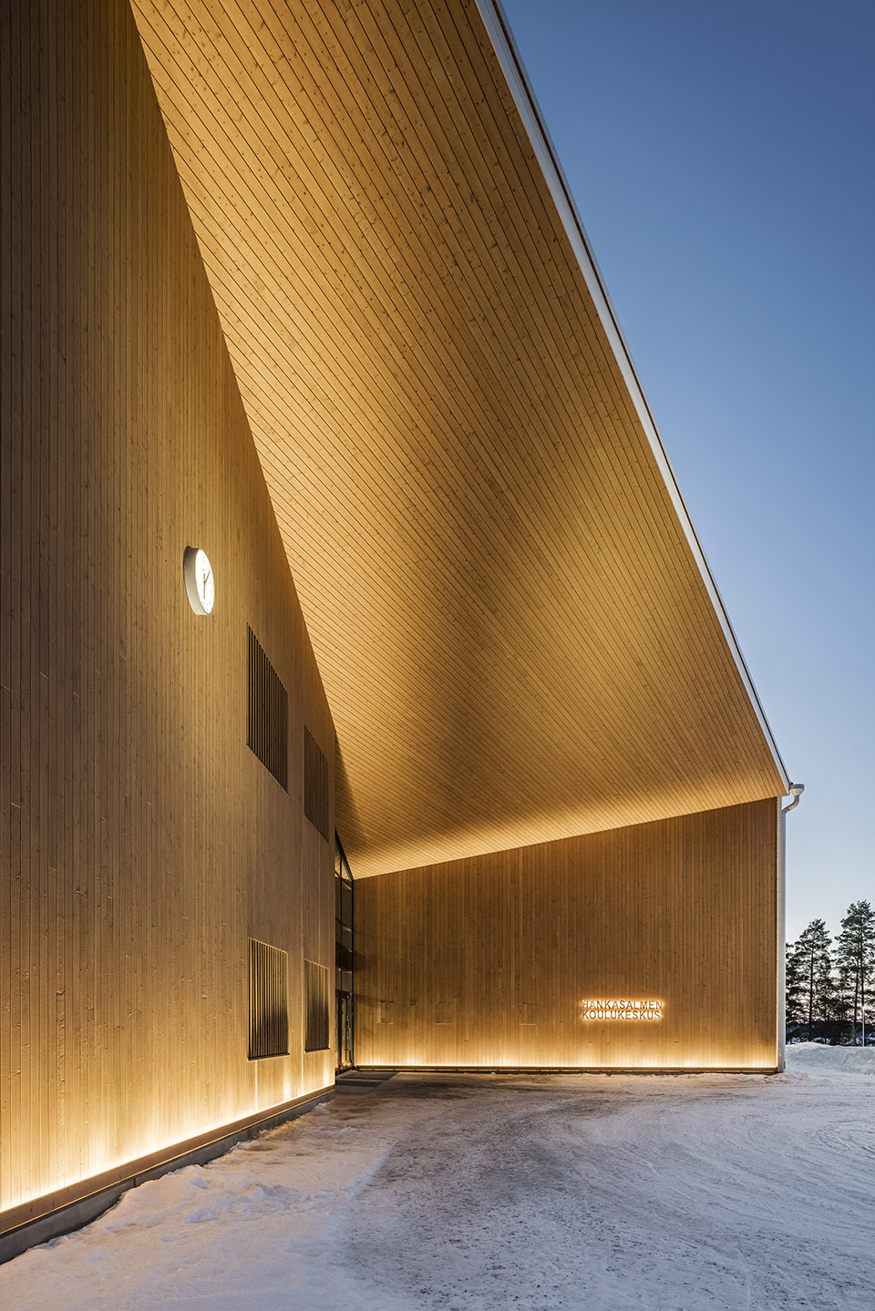 Hankasalmi 学校中心丨芬兰丨Parviainen Architects-35