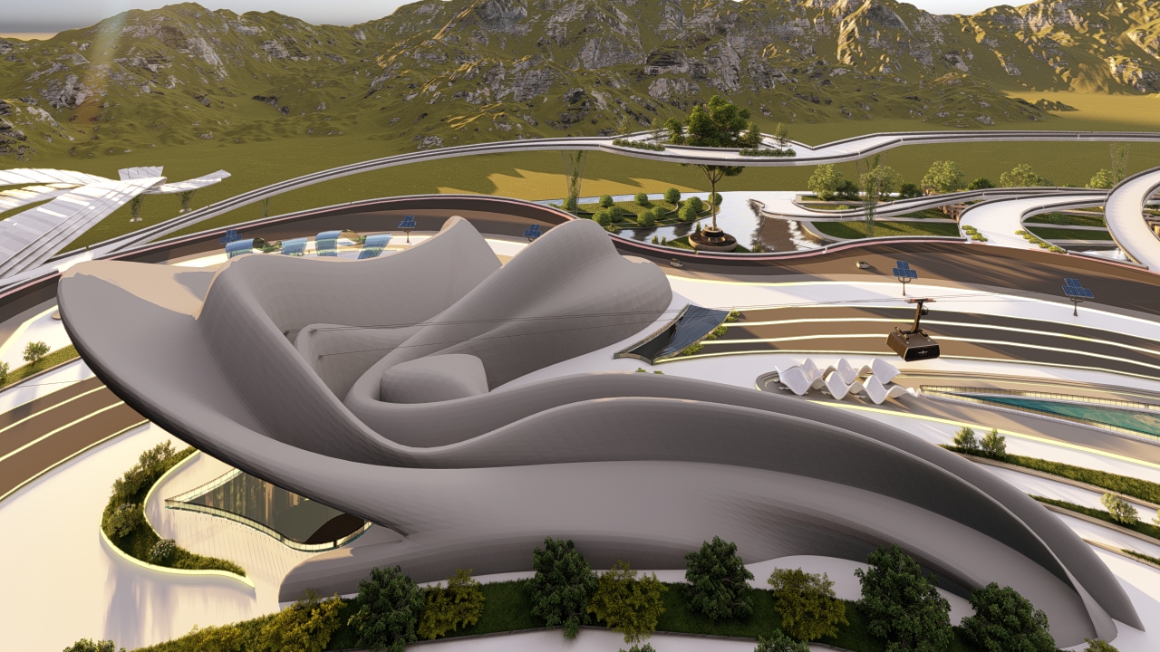 Futuristic Ballet Center (Graduation Project)-20