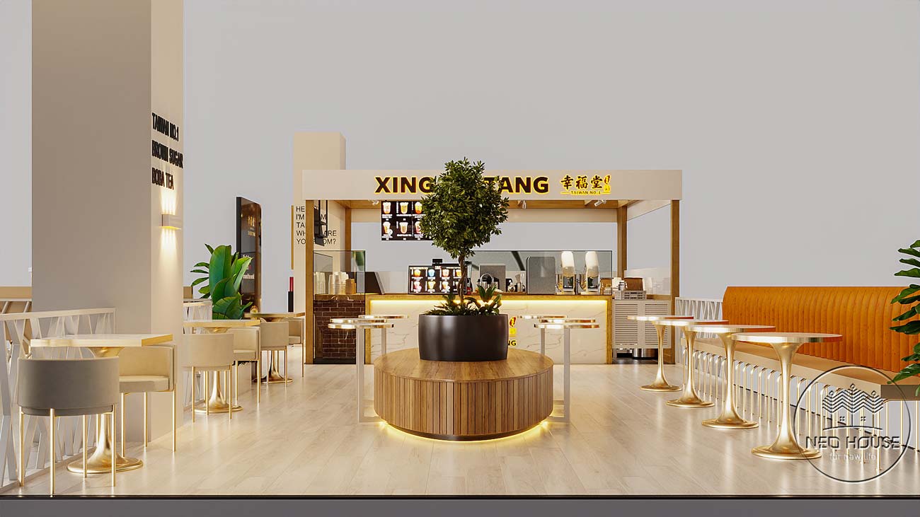 “兴福堂”现代茶楼设计丨越南胡志明市-13