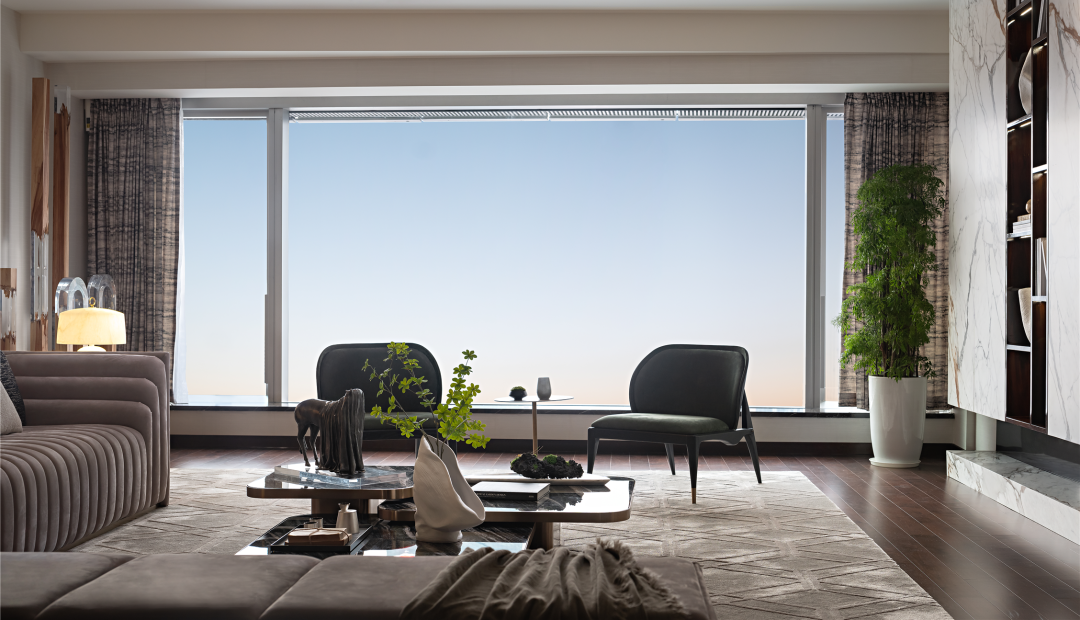 深圳中心·天元 383㎡ 平层公寓样板房丨中国深圳丨KPF,Aedas-30