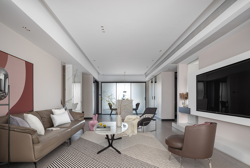 独立女性专属的 160㎡简约私宅设计-5