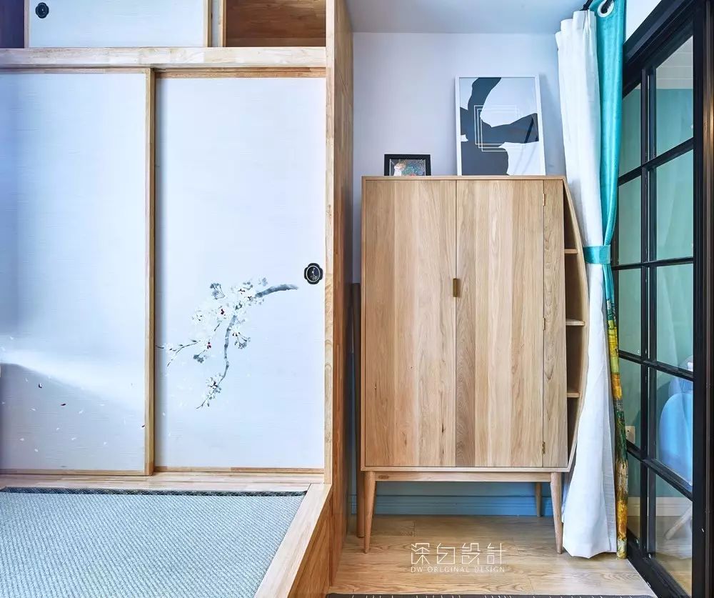 天津 80 平北欧混搭风公寓 | 深白设计的天空之城-30