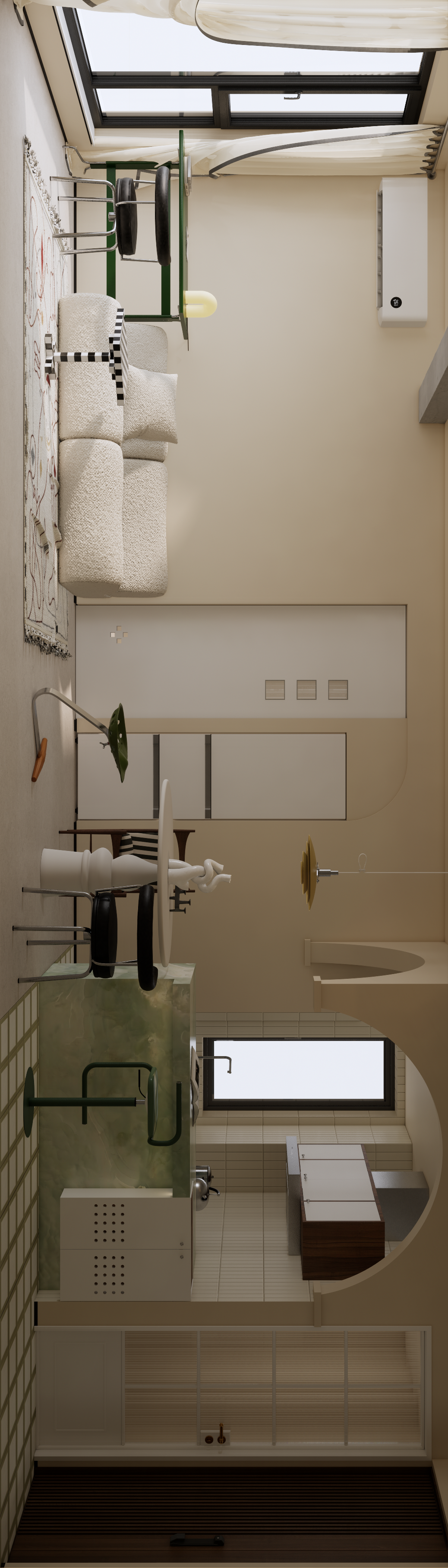 纳阳台开厨房·小空间轻法也能营造大而美丨中国南昌丨零陆设计-49