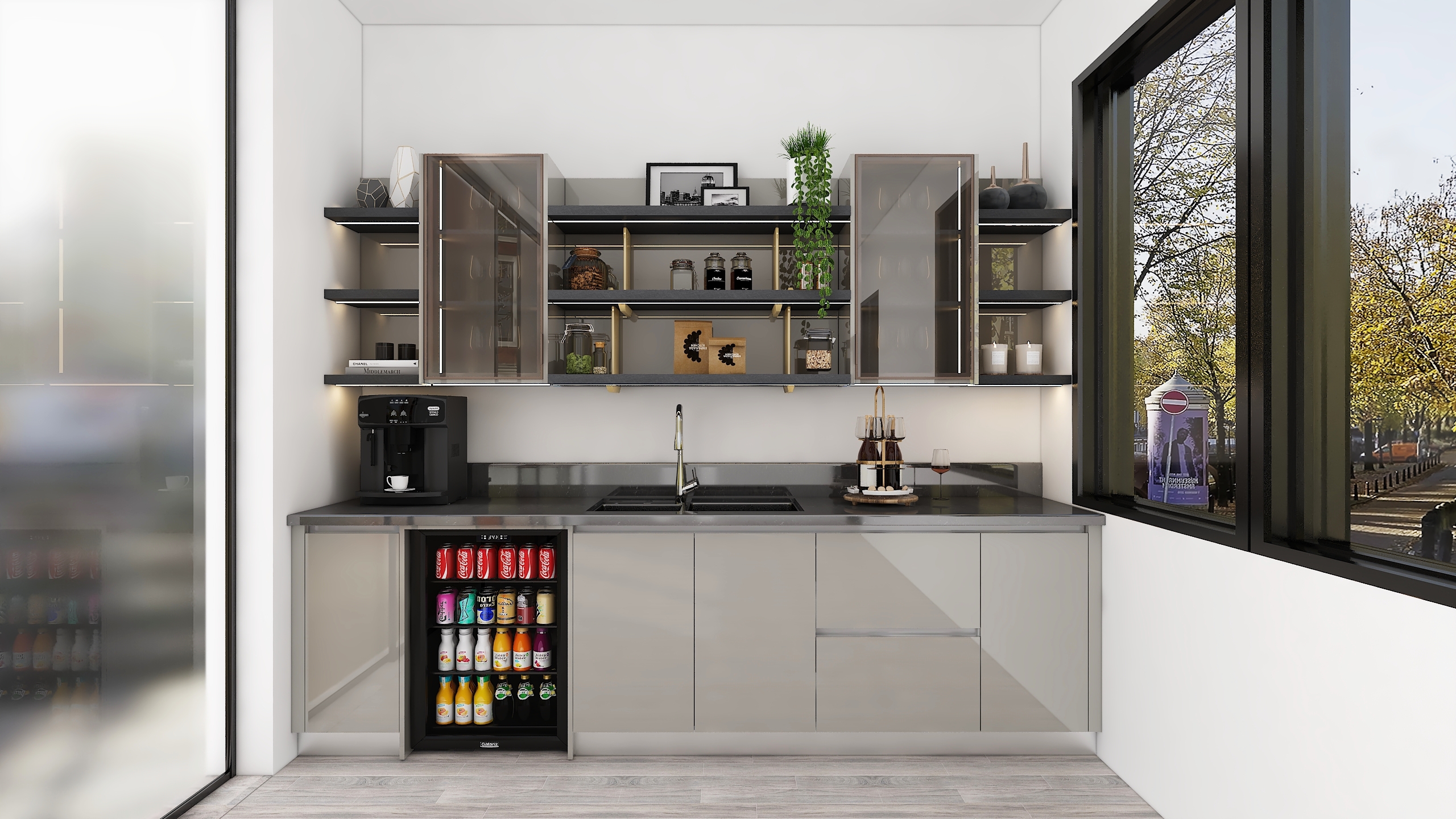 现代小型厨房设计-16