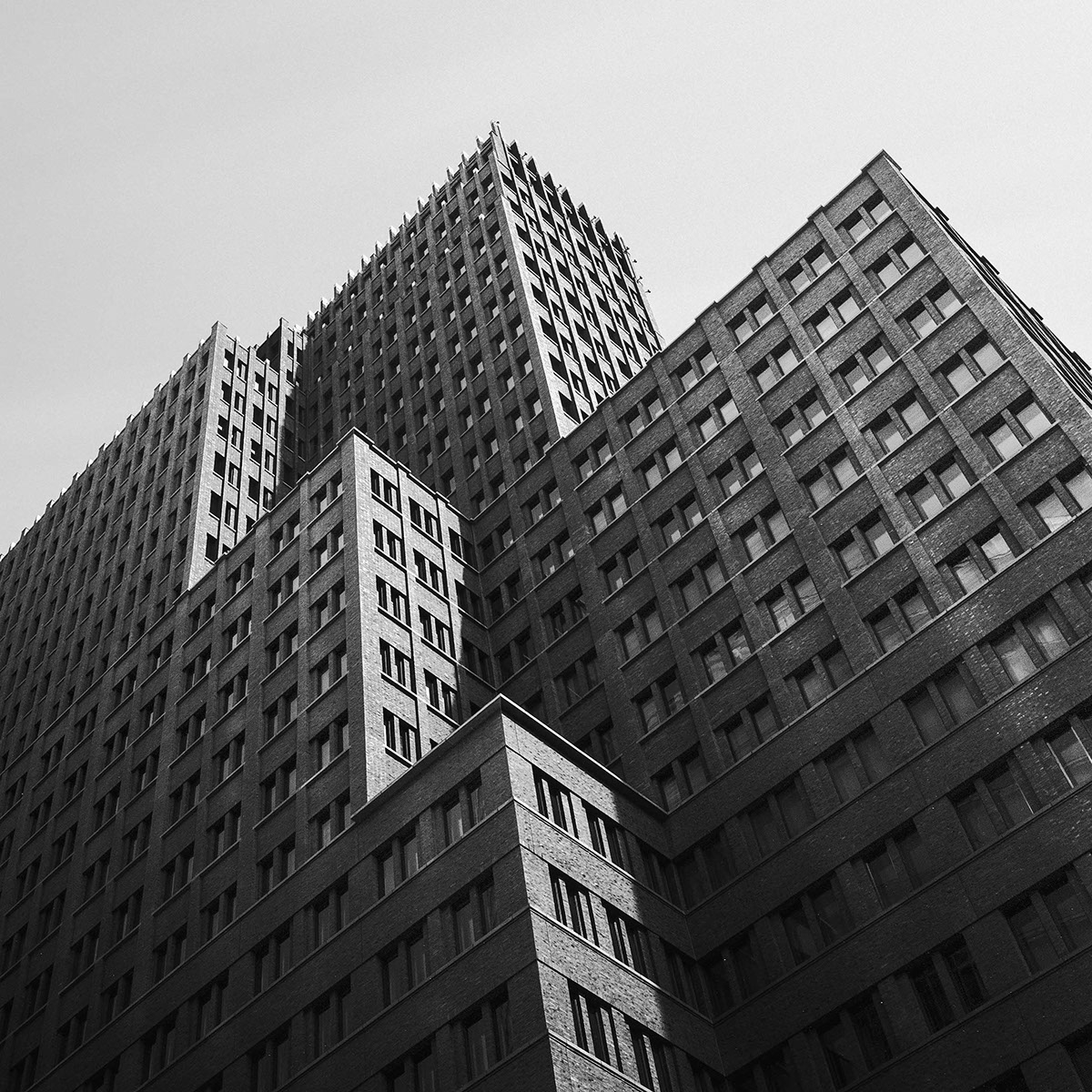 Staring at Buildings - B/W Edition-1
