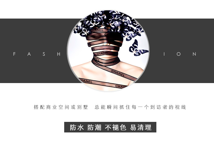 美容院装饰画 样板间抽象装饰画 简欧美女艺术挂画-3