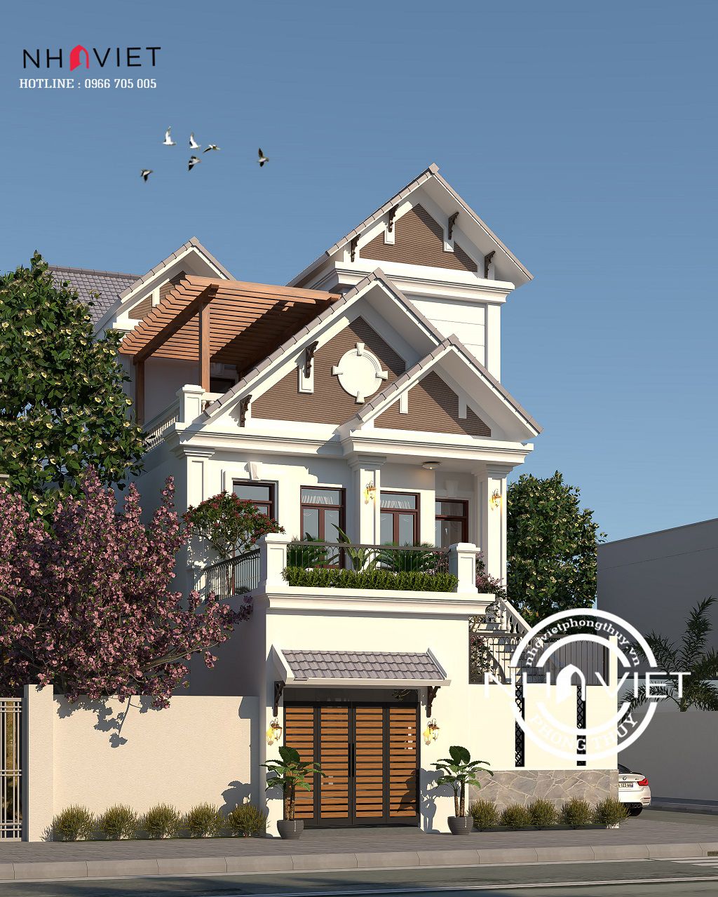 河内丹凤现代3层泰式别墅设计丨越南河内-16