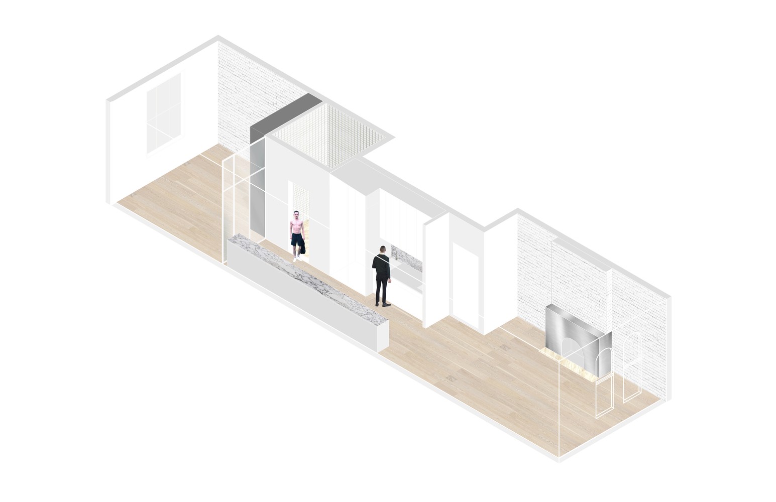 纽约明亮阁楼式公寓，穿越时空的改造-22