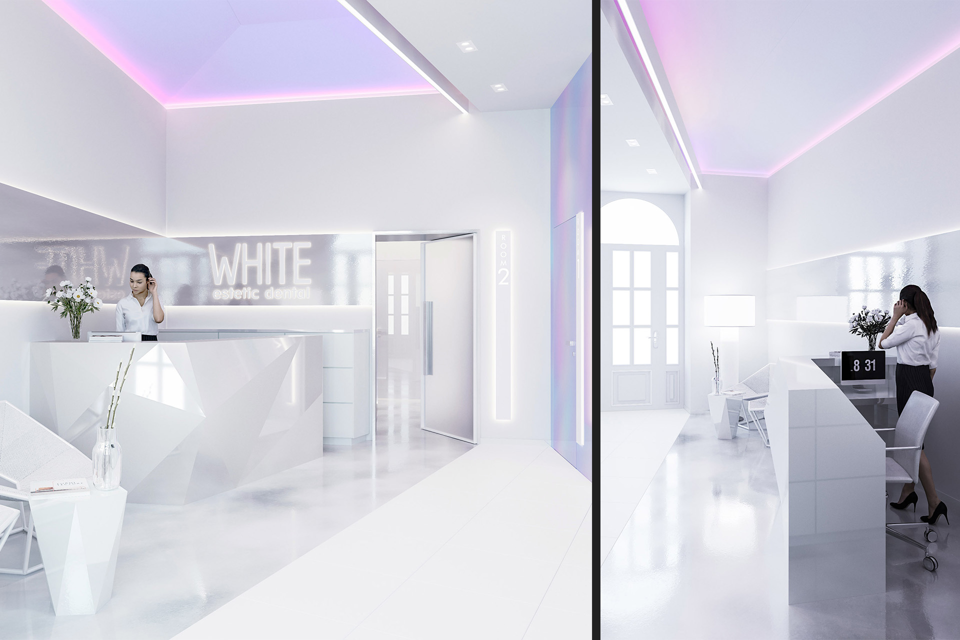 WHITE 牙科诊所室内设计丨捷克丨Nikita Feoktistov 等-13