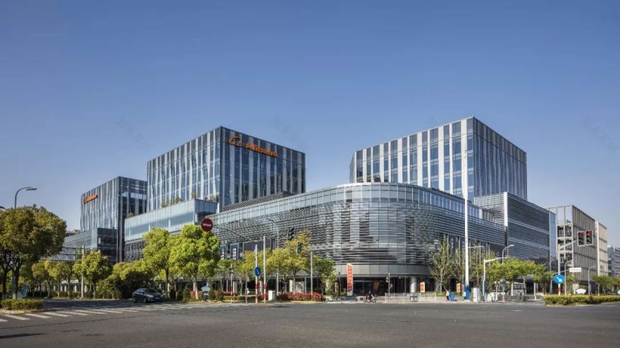 上海阿里中心 | 现代水墨设计风格,打造舒适自然城市空间-16