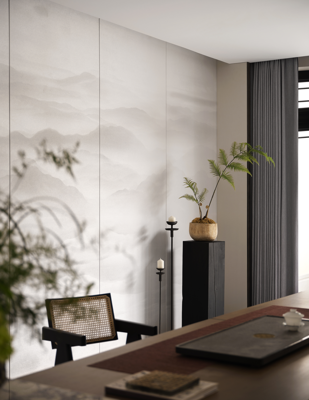 银杏汇湘湖天境 新中式挑空别墅丨中国杭州丨H.N.LIN空间美学馆-89