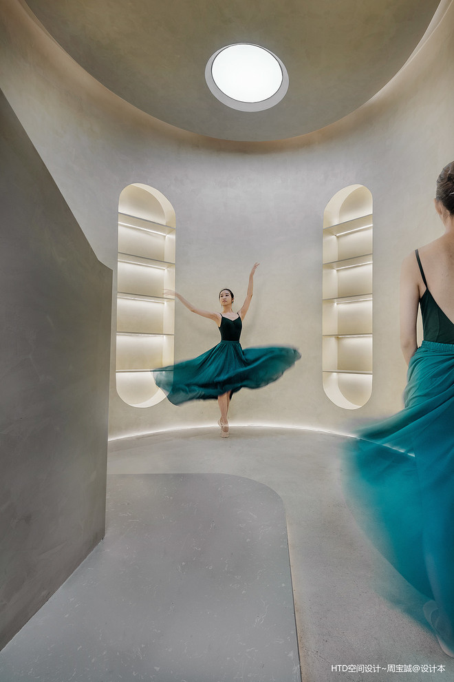 70万元商业展示300平米装修案例·侘寂美学·医美空间-21