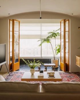 私宅设计：文艺复古情调，盛满秋日的暖光