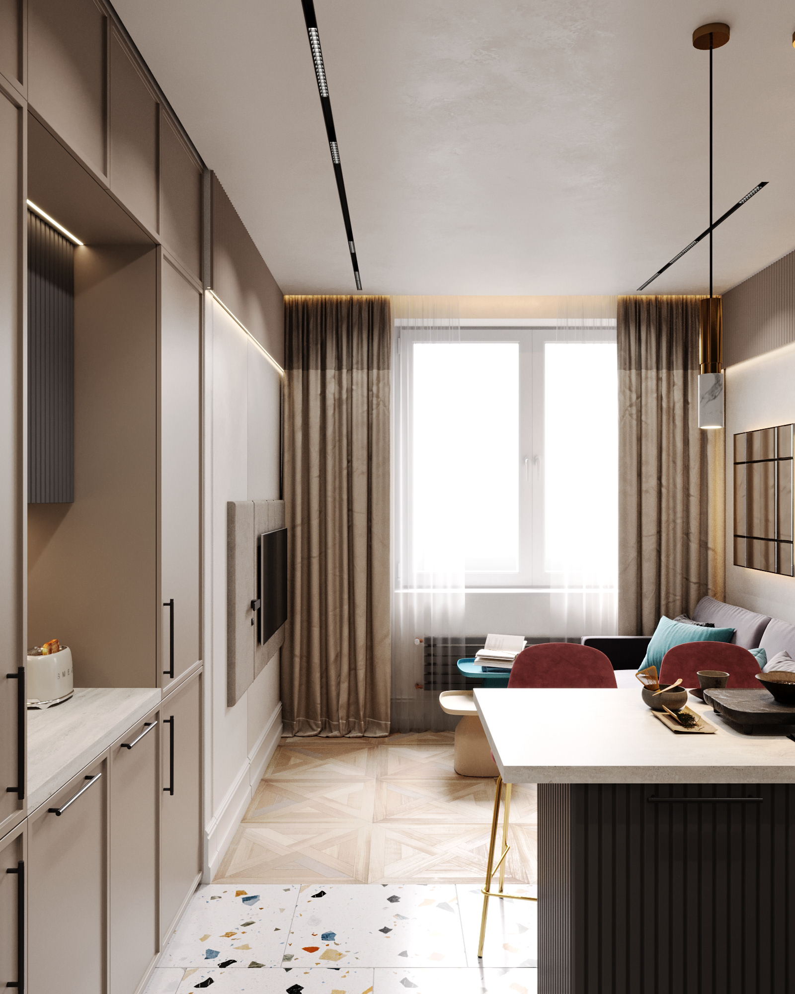 Apartment design (38 square meters)-4