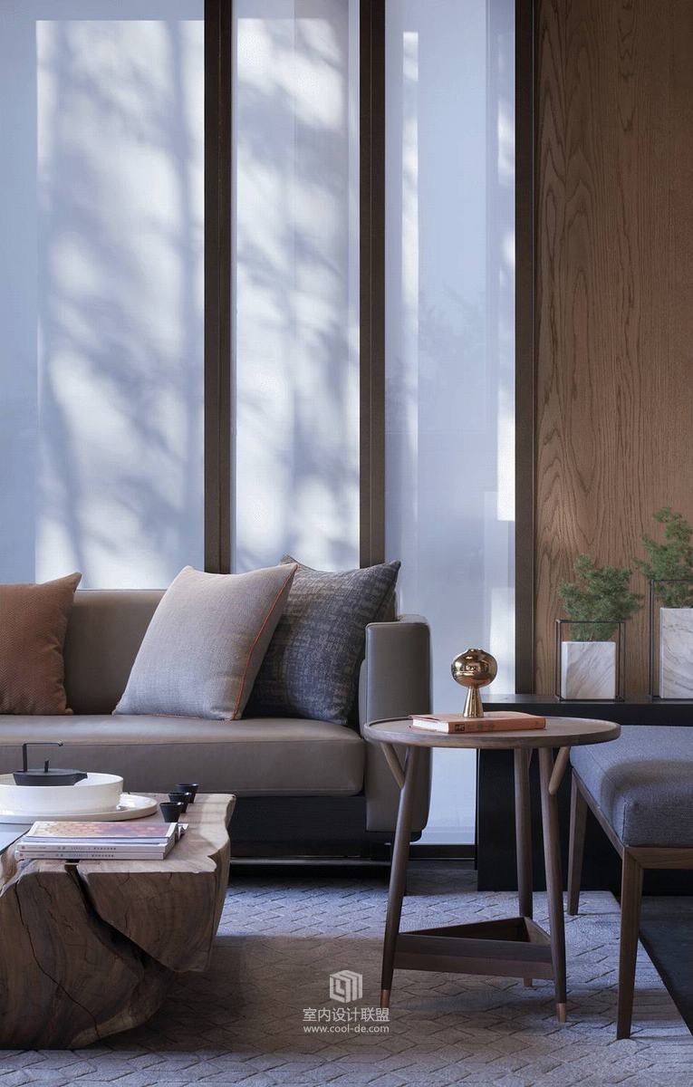 琚宾 新作--郑州美景东望别墅“二木”-12