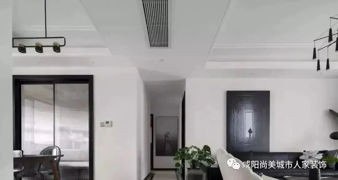 128 平黑白装修,客厅无电视墙,空间利用满分-15