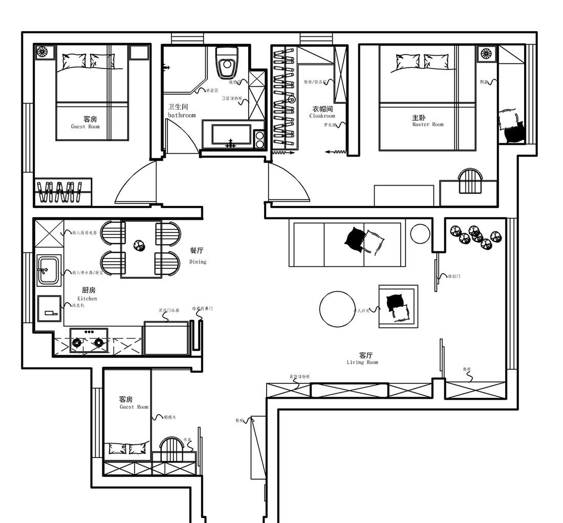 末那识室内设计 · 平层礼赞 · 小仙女童话般的浪漫空间-35