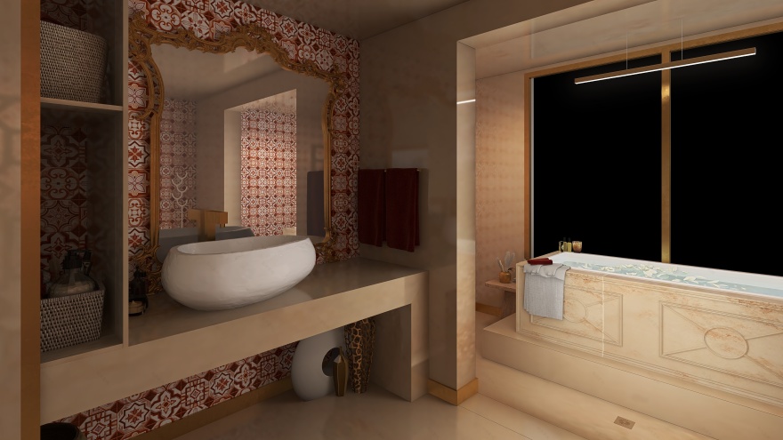 Kuzco(受启发)16 平方米浴室设计-13